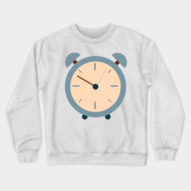 Cartoon Clock Crewneck Sweatshirt by nickemporium1